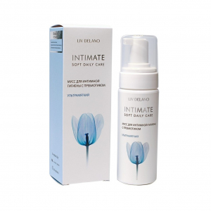 Мусс для интимной гигиены INTIMATE с пребиотиком ультрамягкий 150мл Liv Delano