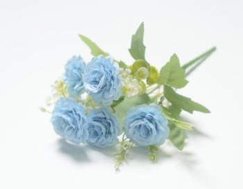 Искусственные цветы, Ветка в букете шиповник 5 голов (1010237)