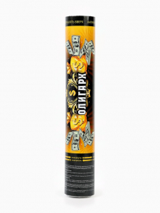 Хлопушка пневматическая, 30 см, «Олигарх», доллар, бумага