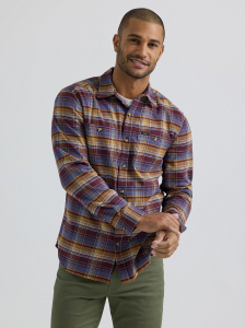 Men's Extreme Motion Working West Plaid Flannel Shirt