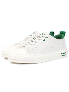 03-0107-01 WHITE Полуботинки спортивные мужские (натуральная кожа)