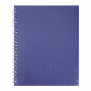 Тетрадь 96 листов в клетку на гребне «Фиолетовая. METALLIC», обложка бумвинил, блок офсет