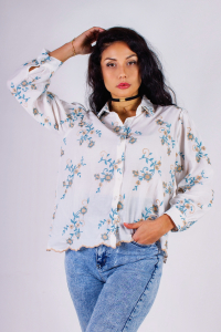 Рубашка хлопковая с вышивкой, арт.050-G