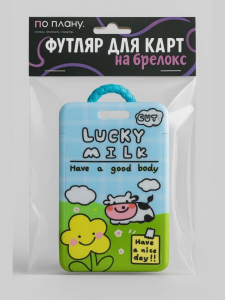 Футляр для карт с брелоком ПО ПЛАНУ. 