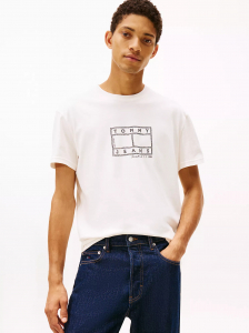 Tommy Jeans Flag Logo T-Shirt