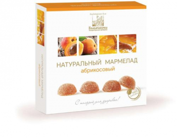 Мармелад фруктовый Абрикосовый расф.0,120 (12 шт/кор)