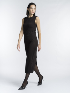 Базовый топ из вискозного трикотажа