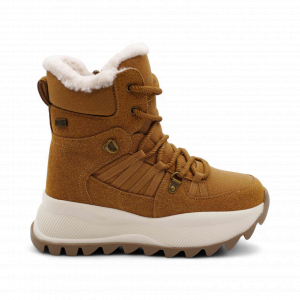 Ботинки на меху А126 коричневые