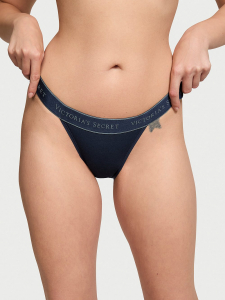 Logo Cotton Tanga Panty