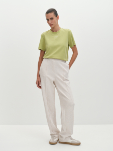 Футболка прямого кроя из хлопка