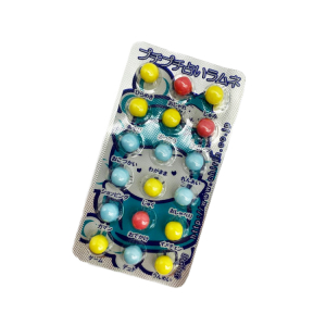 Драже со вкусом рамунэ в цветной глазури CHIRIN, 9 г