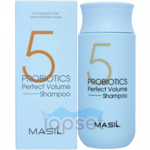 Masil 5 Probiotics Perfect Volume Shampoo Шампунь для объема волос с пробиотиками, 150 мл