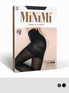 Minimi Колготки PUSH UP MICRO 3D 70/140 (микрофибра)