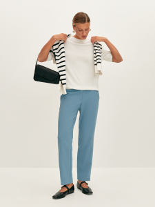 Вязаная футболка из итальянской пряжи