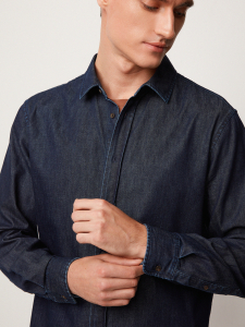 Рубашка джинсовая