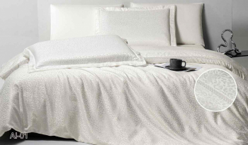 КПБ EFOR SATIN AJ-01 белый евро (коробка)