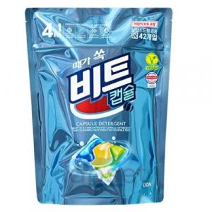 Premium 4 in 1 Жидкое средство для стирки, Чайное дерево, 4 в 1, от скрытых загрязнений, капсулы, 42 шт х 18 гр