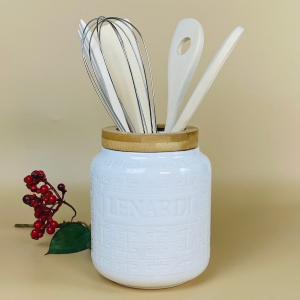 140-125 Набор кухонных принадлежностей 5пр. на подставке BAMBOO в под.уп.(х18)Фарфор