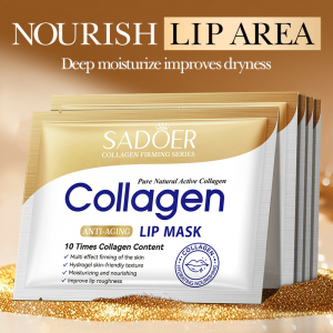 Укрепляющие гидрогелевые патчи для губ с коллагеном SADOER Collagen Anti-Wrinkle Firming Lip Mask, 8 гр