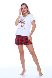 Пижама с шортами Олень 0-047