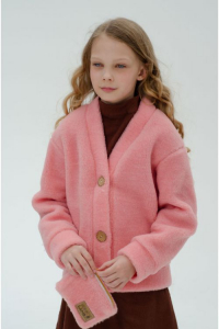 Кардиган детский цвет Лосось