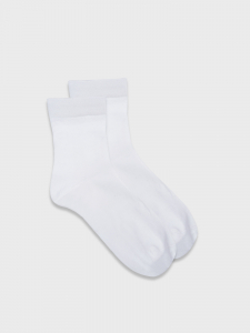 Белые хлопковые носки