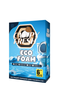 CAPYFRESH ECO FOAM - Мощная экологичная чистка без агрессивной химии!Чистящий порошок для туалета 3 в 1 Океан
