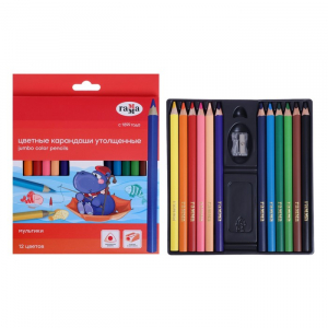 Карандаши 12 цветов 
