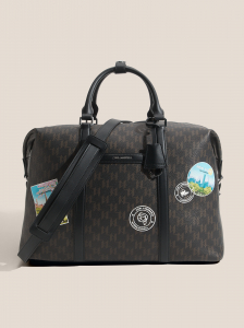 Женская дорожная сумка KARL LAGERFELD ikon monogram cc weekender