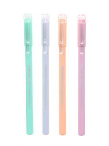 Ручка гелевая ErichKrause G-Reed Stick Pastel Bloom, 0.38 мм, чёрная