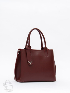 Сумка женская кожаная 1011M wine red  Polina&Eiterou в Новосибирске