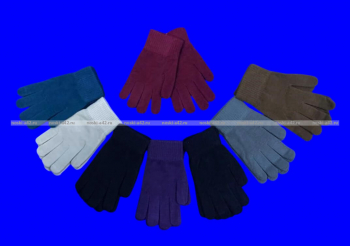 КОРОНА перчатки женские АССОРТИ с начесом арт. 7071