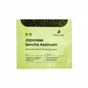 Японский чай Сенча асамуши фильтр пак., пирамидка, инд. уп., ORIGAMI, 2,7 гр