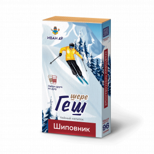 Чайный напиток шереГЕШ, шиповник, плиточный, 96г