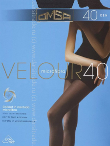 Колготки женские Velour 40 XL Omsa Дроп