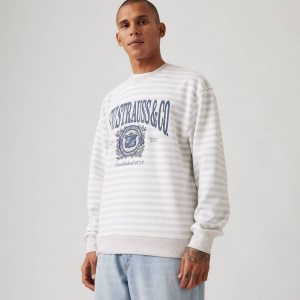 Relaxed Graphic Crewneck Sweatshirt