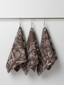 Набор полотенец Капучино рогожка