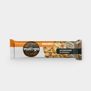«Nut&Go», козинак арахисовый, 32 г (упаковка 24 шт)