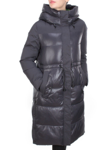 8986 DARK GRAY Пальто зимнее женское CORUSKY (200 гр. холлофайбера)