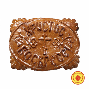 Пряник «Христос Воскресе» крест (700гр)