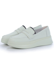 03-PDD171-5 LT. GREEN Полуботинки женские (натуральная кожа)