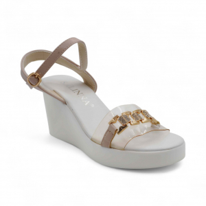 Босоножки на платформе L11-11M бежевые