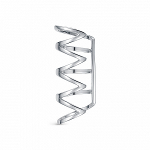 Зажим родированный серебро 925*