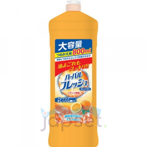 Mitsuei Концентрированное средство для мытья посуды, овощей и фруктов с ароматом апельсина, 800 мл