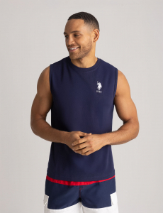 SOLID LOGO MUSCLE TANK