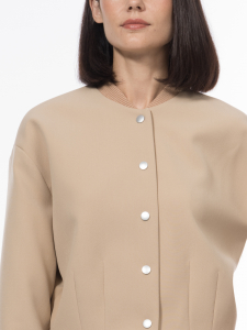 Бомбер с подвязами