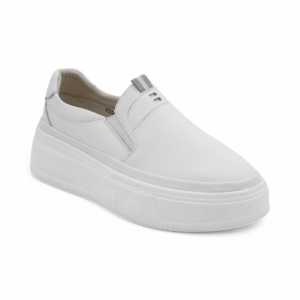 Женские туфли из натуральной кожи Р033-1 белые