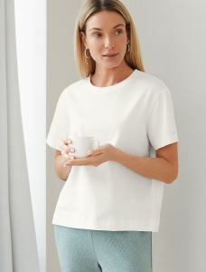 Футболка из премиального хлопка с эластаном