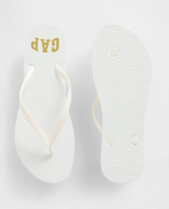 Gap Logo Flip Flops