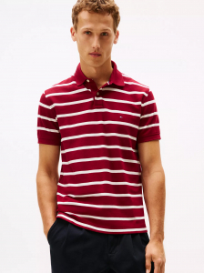 Regular Fit Stripe Wicking Polo